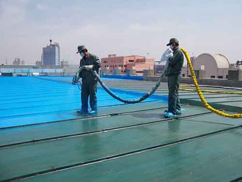 聚脲防水涂料(圖3) 彩鋼屋面聚脲防水涂料噴涂案例