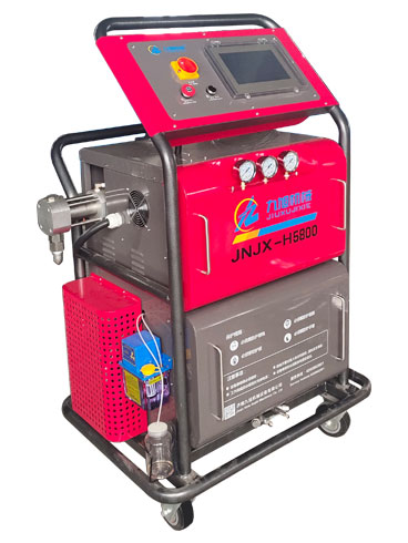 泡沫包裝材料(圖1) H5800-PLC聚氨酯發泡填充機